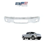With Fog Light Holes Fit Ford F-150 2009-2015 Chrome New Split Front Bumper. Fixed Price $138.70.