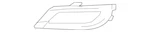 2010-2011 Mazda 3 Oem Passenger Side Lamp Cover BDL8-50-C12. Fixed Price $25.62.
