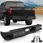 Rear Black Bumper Assembly For 2014-18 Silverado Sierra 1500 W/park Sensor Holes. Fixed Price $239.89.