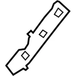 Genuine Ford Bumper Cover Support Rail CN1Z-17788-J. Fixed Price $17.12.