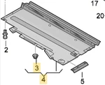 2010 2012 Audi A4 Left Underbody Panel Floor Trim Used Oem 8K0825207C. Fixed Price $191.06.