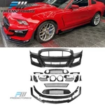Fits 13-14 Ford Mustang Base & Front Bumper Cover Conversion GT500 Style Pp. Fixed Price $733.98.