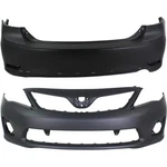 New Bumper Covers Fascias Set Of Front & Rear TO1000373, TO1100288 Pair. Fixed Price $193.06.