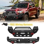 Aaiwa For 2016-2023 Toyota Tacoma New Front/rear Bumper Wwinch Plate&led Lights. Fixed Price $459.95.