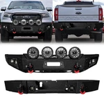 Vijay 2019-2023 Ford Ranger Steel Front/rear Bumper W/winch Plate&led Light. Fixed Price $769.99.
