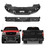 Front Rear Bumper 2006 2007 2008 Ford F150 W/lights D-rings Winch Plate. Fixed Price $519.72.