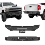 Steel Front/rear Bumper Bar Fit Silverado 2500/3500 Hd 2015 2016 2017 2018 2019. Fixed Price $399.58.