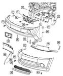 Genuine Mopar Fascia Applique 5159127AA. Fixed Price $229.31.