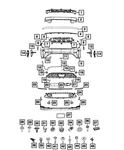 Genuine Mopar Grille Applique Left 7LB61XS9AA. Fixed Price $50.70.