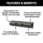 Luverne 10 Bumper Strip" Impact Black Rubber For. Fixed Price $44.10.