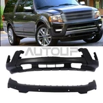 Front Upper & Lower Bumper Cover Primed 2015 2016 2017 Ford Expedition. Fixed Price $299.99.