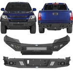 Hooke Road Front Rear Bumper W/solid Skid Plate & Led Lights For 15-20 Colorado. Fixed Price $399.99.