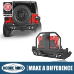 Hooke Road Rear Bumper W/jerry Can Holder For 2018-2026 Jeep Wrangler Jl. Fixed Price $599.32.
