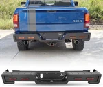 Rear Bumper W/led Brake Lights For 2009-2018 Dodge Ram 1500 Powder Coated Steel. Fixed Price $459.99.