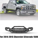 For 2014-2015 Chevy Silverado 1500 Powder-coated 3 In Bumper With Bull Bar. Fixed Price $530.97.
