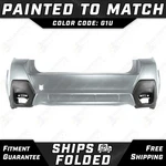 New Painted *G1U Ice Silver* Rear Bumper Cover For 2018-2023 Subaru Crosstrek. Fixed Price $530.99.