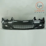 W209 C209 06-09 Mercedes Clk Class Base Front Bumper Cover (damaged) Black BR565. Fixed Price $539.99.