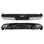 Rear Step Bumper Assembly 2021 2022 2023 Ford F-150 W/ Sensor Holes Chrome. Fixed Price $179.00.