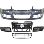 Bumper Cover Kit For 05-10 Volkswagen Jetta With Fog Light Grille Front. Fixed Price $187.78.