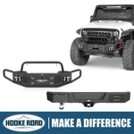 Hooke Road Tubular Front Bumper Rear For Jeep Wrangler Jk 2007-2018. Fixed Price $299.45.