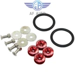 Red Jdmspeed Aluminum Fastener Quick Release Bumper Fender Trunk Hatch Lid Kit. Fixed Price $6.66.
