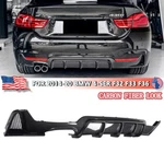 Rear Bumper Lip Twin Pipes Diffuser For 2014-20 Bmw 4-SER F32 F33 F36 428I 430I. Fixed Price $121.99.