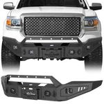 Fit 2014 2015 Gmc Sierra 1500 Offroad Front Bumper W/ Winch Plate & Led Lights. Fixed Price $459.99.