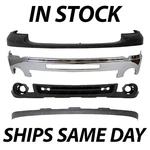 New Complete Chrome Front Lower Bumper Deflector Kit For 2007-2013 Sierra 1500. Fixed Price $470.99.
