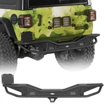 Fit 18-26 Jeep Wrangler Jl Tubular Rear Bumper W/ 2IN Standard Hitch Receiver. Fixed Price $299.11.