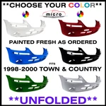 New Oem Front Bumper For 1998-2000 Town & Country *choose Your Color* CH1000255. Fixed Price $421.94.