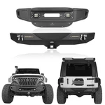 Front Rear Bumper W/d-rings & Hitch Receiver Lights For Jeep Wrangler Jk 07-18. Fixed Price $269.82.