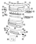 Genuine Mopar 2015-2023 Dodge Charger Fog Lamp Bracket Front Left 68280431AA. Fixed Price $24.29.