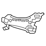 New Genuine Mercedes-benz Basic Mounting For Bumper 2138857900 Oem. Fixed Price $60.22.