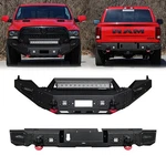 Vijay For 2013-2018 Dodge Ram 1500 Front/rear Bumpers W/winch Plate&led Lights. Fixed Price $449.99.