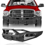 Earthshaker Front Bumper W/ Winch Plate Light For 2006-2009 Dodge Ram 2500 3500. Fixed Price $459.15.
