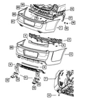 Genuine Mopar Rear Energy Absorber 68156858AA. Fixed Price $52.04.