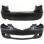 Front Rear Bumper Covers Set Fits 2004-2006 Mazda SP23 Sedan. Fixed Price $857.73.