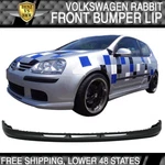 Fits 06-09 Vw Golf MK5 Rabbit V-style Pu Front Bumper Lip Spoiler Splitter. Fixed Price $107.99.