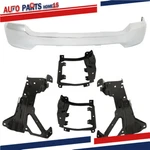 Front Bumper+bumper Bracket+bumper Side Set For Silverado 2016-2018. Fixed Price $327.04.