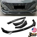 Fits 21-22 Hyundai Elantra Glossy Black Performance Style Front Bumper Lip 3 Pcs. Fixed Price $42.80.