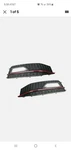2X Front Fog Light Grille Cover Black &red Fit For Audi A4 S-line S4 13-15. Fixed Price $65.00.