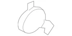 Genuine Mazda Tow Bracket Cover NH52-50-EK1A-BB. Fixed Price $22.76.