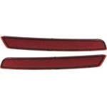 Rear Bumper Reflectors Set Fits 2013-2016 Chevrolet Malibu. Fixed Price $38.52.