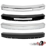 Black/ Chrome Steel Front Bumper Impact Face Bar For 07-13 Chevy Silverado 1500. Fixed Price $83.00.