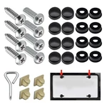 Middrivr Anti Theft License Plate Screws, Tamper Resistant One Size, Silver. Fixed Price $8.74.