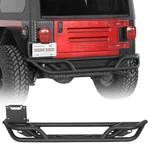 Fit 1987-2006 Jeep Wrangler Yj Tj Textured Black Steel Tubular Rear Bumper. Fixed Price $199.19.