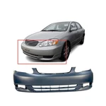 Front Bumper Cover For 2003-2004 Toyota Corolla Sedan W Fog Light Holes. Fixed Price $124.45.