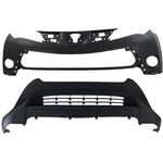 Bumper Covers Fascias Set Front Upper And Lower For 2013-15 Toyota RAV4 Le Model. Fixed Price $202.81.
