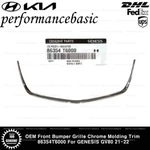 Oem Front Bumper Grille Chrome Molding Trim 86354T6000 For Genesis GV80 21-22. Fixed Price $280.00.