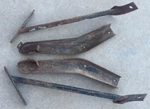 Mercury Cougar Impact Mounting Brackets Front Bumper 1967-1968 67-68 Oem. Fixed Price $250.00.